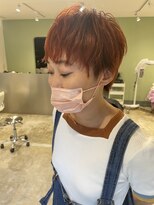 サビィ(Sabby)&nbsp;ベリーショート/オレンジカラー/ショートカット/岡木乃美