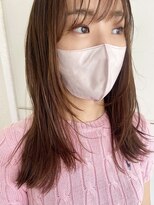 インビテーション(invitation) ロングレイヤー・顔まわりレイヤー・マロンブラウン