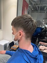 ファミリア バイ リトル(Familia by little) メンズフェードカット×グレージュカラー【Familia平塚/平塚駅】