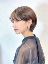 ハウスアンドヘアーワークス(House&Hair works)&nbsp;前髪長め大人小顔ショート30代40代50代　藤沢
