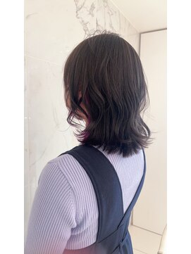 アヴァンスクロス あべのルシアス店(AVANCE.CROSS) インナーバイオレット×アッシュ