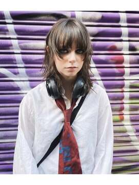 ハコ プラス(HACO+) ウルフ マレット レイヤーカット ロック ファッション