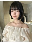 ボブミニボブ小顔大人可愛い艶髪20代30代40代50代