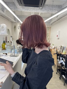 キジ(kiji) ピンクベージュ / ケアカラー / ボブ〔久屋大通/丸の内/久屋〕