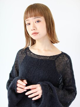 ガリカ 蔵前(Gallica) 【竹之内蔵人】オン眉とワイドバングでつくる抜け感外ハネボブ