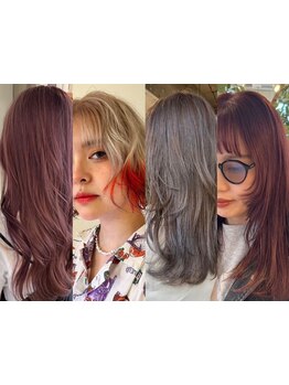 暗め～ハイトーンまであなたのライフスタイルに合ったカラーをご提案。透明感のある綺麗な髪色に◇