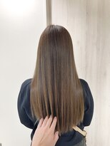 シエスタ バイ アンブルリュクス(siesta by amble luxe)&nbsp;ベージュカラー/髪質改善/ハイライト/レイヤーカット/縮毛矯正