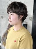 マッシュショートパーマ【福岡 デジタルパーマ 髪質改善】