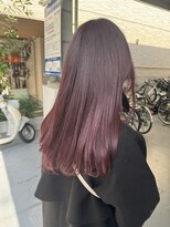 ラナンバイシダ(ranan by sida)&nbsp;ベルベットピンクレッド10代20代/可愛い/河原町