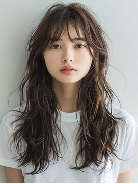 アルトリスト(Altruist Aging×HAIR&SPA) ★ダークアッシュ大人ガーリーボブ着物ミディアムレイヤーカット