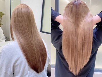 ジュネス 銀座(JYUNESU)の写真/【カット+カラー 5,500円】なりたい髪質[ふわふわ,しっとり]から選べるTr♪毛先まで潤いを◎【銀座駅3分】