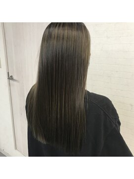 マルフェ 天王寺(marfe) 美髪さらさらストレートミルクティーベージュ髪質改善