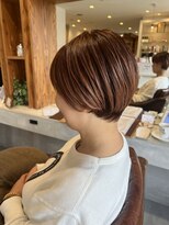 アドラーブル 駅南店(adorable) 大人美人イメチェン大人丸みボブこなれヘアチェリーブラウン