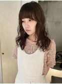 ロングパーマ ニュアンスパーマ