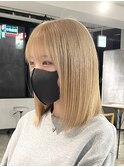 ミルクティーベージュブロンドベージュホワイトグレージュ