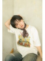 ロンドフルール 大宮東口(Lond fleur) イメチェン外ハネボブ美髪ワイドバングレイヤーショート/大宮