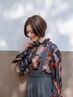 カット+シークレットハイライト+全体カラー(ケアブリーチ)+TR ￥23450→￥17930