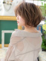 カバーヘアアンドスパ ブリス 浦和(COVER HAIR&SPA bliss) ★くすみベージュ抜け感小顔ひし形ショートボブ20代30代40代★1