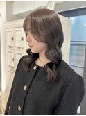 ゆるふわ巻きスタイル×ダークアッシュ