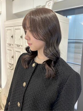 クレビア 名古屋(CreBiA) ゆるふわ巻きスタイル×ダークアッシュ