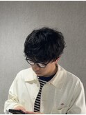 無造作ラフシャドウパーマ