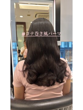 アピッシュ ギンザ(apish ginza) コテ巻き風パーマ/ロングパーマ/デジタルパーマ/前髪パーマ