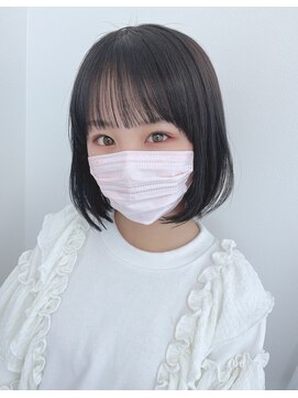リルミー ミュエナ 大須 矢場町(Lilme myuena) ナチュラルボブ＋地毛風グレー ＊可愛いヘアサロンLilme＊