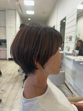 テラス ヘアアンドボタニカル(terrace) terrace岩政/マッシュショート/30代40代/姪浜
