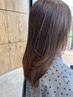 【クセやうねりの髪質改善】酸性ストレート＋カット＋TR　￥20500
