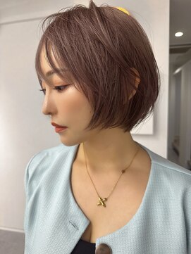 バベル アット フルリール 甲子園口(BABEL at fleurir) ラベンダーミルクティーと小顔ショートカット