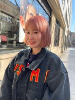 ペレ アネックス 大阪梅田茶屋町店(PELE ANNEX)&nbsp;ミディアムヘア/デザインカラー/フェイスフレーミング/梅田