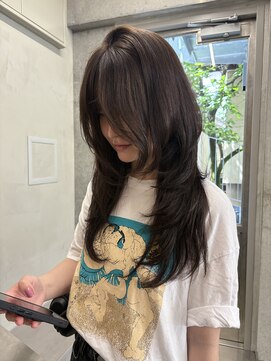 キーチェ 梅田中崎町(keych) レイヤーカット/ミディアムレイヤー/髪質改善/顔まわりカット