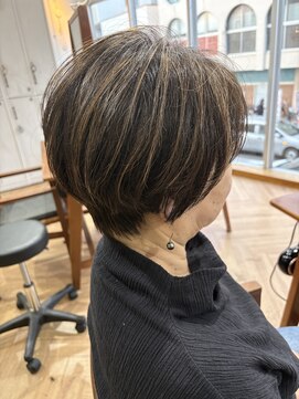 カナエ(CaNaE) コントラストハイライト×ショート