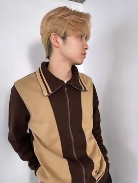 メンズハイトーン/センターパート