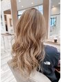 アグ ヘアー ロッコ 南通店(Agu hair rocco) 【ハイトーンカラー】×【巻き仕上げ】