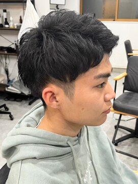 フゥ 宇都宮戸祭(FeU) 宇都宮メンズカットアクティブショートスパイキーショート眉毛