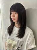 大人上品ロングレイヤースタイル大人レイヤーカット20代30代40代