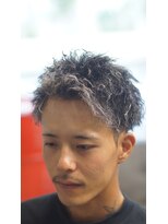 ワイズチョップガレージ(Y's CHOP GARAGE) ツイスト ホワイトメッシュ フェザーアップ
