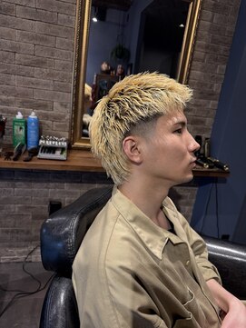 ダッパークラブ(Dapper club) ツーブロックマレット×ローフェード