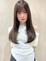 アフロート ルヴア(AFLOAT RUVUA)&nbsp;あむstyle 透け感ナチュラルレイヤーカット10代20代30代