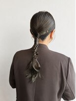 ジュジュ JuJu 寿寿 ヘアー アンド フェイス HAIR&FACE&nbsp;タイトアレンジ/編みおろし/お呼ばれヘア