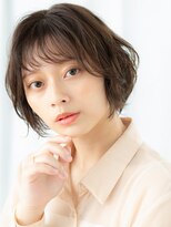 ドクターズサロン LAB 小山店&nbsp;エアリー透明感カラー小顔ゆる巻ショートボブf小山20代30代40代