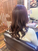 ヘアーメロウ hairmellow&nbsp;ブリーチ無しラベンダーピンクカラー