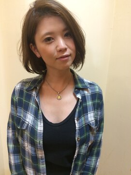 ラウンジ モリオ イケブクロ(Lounge MORIO Ikebukuro) 大人かわいいミディアムボブ