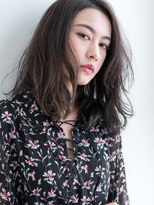 ヘアーセンス 新小岩店(hair SENSE)&nbsp;センターパート×ノームコア☆クール顔セミディ