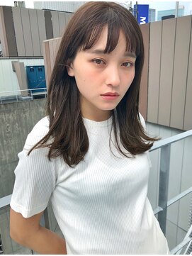 サンド 銀座(sand) 鎖骨ではねる似合わせカットブルージュミディ