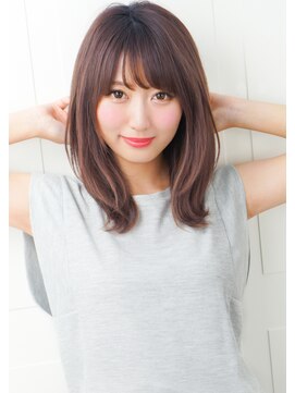 ルエ(rue) 【京都】小顔斜めバング30代40代ひし形黒髪暗髪くびれセミディ