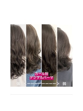 チョビー 銀座(chobii) [桜井]デジタルパーマ イルミナカラー グレージュカラー