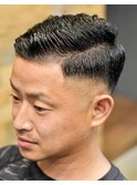 サイドパート×フェード
