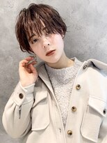 アイティー バイ アルバム 浦和店(IT by ALBUM)&nbsp;ウザバング丸みショート_セシルカットフリンジウェーブ_37039